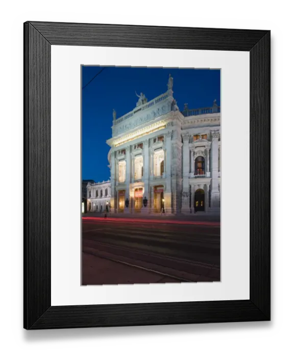 Framed Print : AUSTRIA-Vienna: Vienna Burgtheater / Theater (b. 1888) / Evening Framed Print : AUSTRIA-Vienna: Vienna Burgtheater / Theater (b. 1888) / Evening