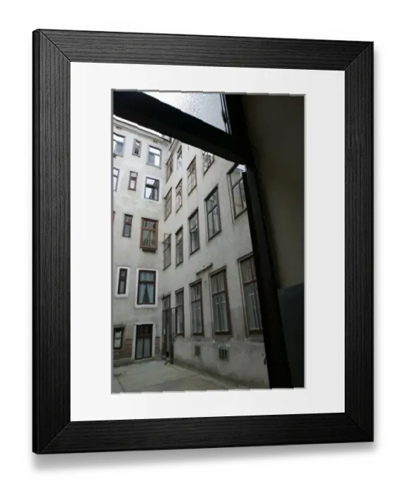Framed Print : AUSTRIA-Vienna : Courtyard of Stumpergasse #31 Adolf Hitlers Apartment Framed Print : AUSTRIA-Vienna : Courtyard of Stumpergasse #31 Adolf Hitlers Apartment