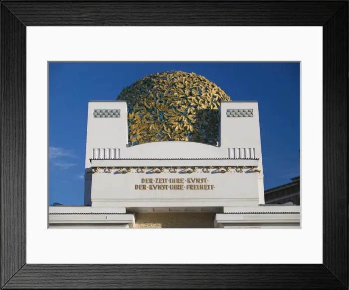 Framed Print : AUSTRIA-Vienna : The Secession Building Art Museum / Detail Framed Print : AUSTRIA-Vienna : The Secession Building Art Museum / Detail