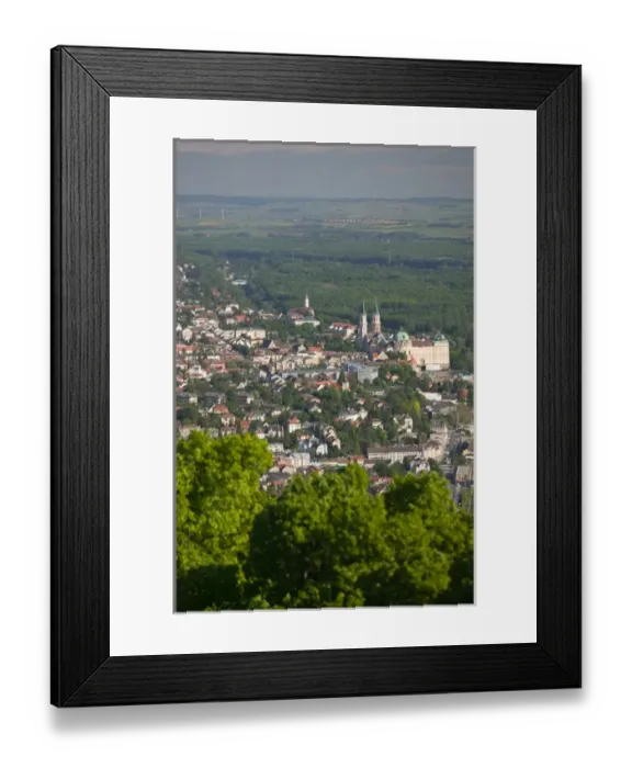 Framed Print : AUSTRIA-Vienna (Grinzing): Leopoldsberg- Mountain View of Klosterneuberg Abbey Framed Print : AUSTRIA-Vienna (Grinzing): Leopoldsberg- Mountain View of Klosterneuberg Abbey