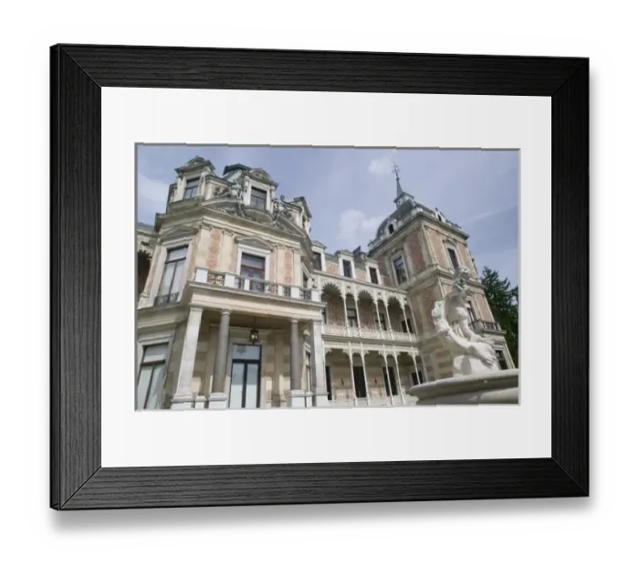 Framed Print : AUSTRIA-Vienna (Hietzing): HERMESVILLA- Former country Residence of Framed Print : AUSTRIA-Vienna (Hietzing): HERMESVILLA- Former country Residence of