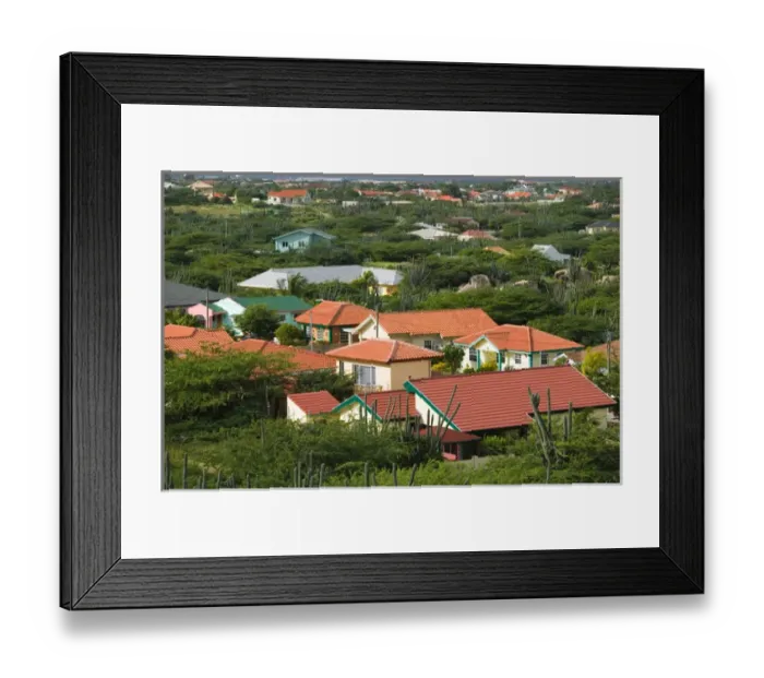 Framed Print : ABC Islands - ARUBA - Paradera: View from Casibari Rock Framed Print : ABC Islands - ARUBA - Paradera: View from Casibari Rock