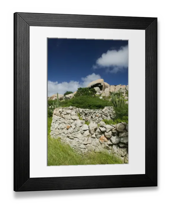 Framed Print : ABC Islands - ARUBA - Paradera: View of Ayo Rock Formation Framed Print : ABC Islands - ARUBA - Paradera: View of Ayo Rock Formation