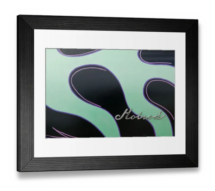 Framed Print : ABC Islands - ARUBA - Oranjestad: 1950s Hot Rod Car