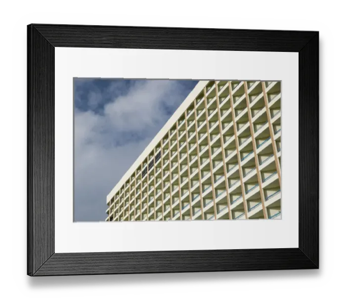 Framed Print : ABC Islands - ARUBA - Palm Beach: Wyndham Hotel / Exterior Framed Print : ABC Islands - ARUBA - Palm Beach: Wyndham Hotel / Exterior