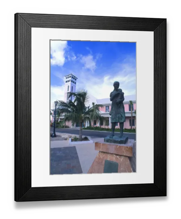 Framed Print : Statute at Port in Nassau Bahamas Framed Print : Statute at Port in Nassau Bahamas
