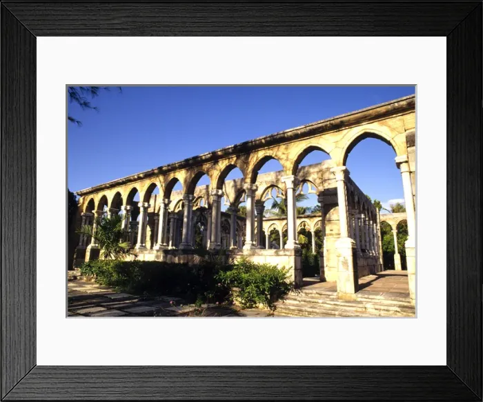 Framed Print : The Cloisters at Sunset Nassau Bahamas Paradise Island Framed Print : The Cloisters at Sunset Nassau Bahamas Paradise Island