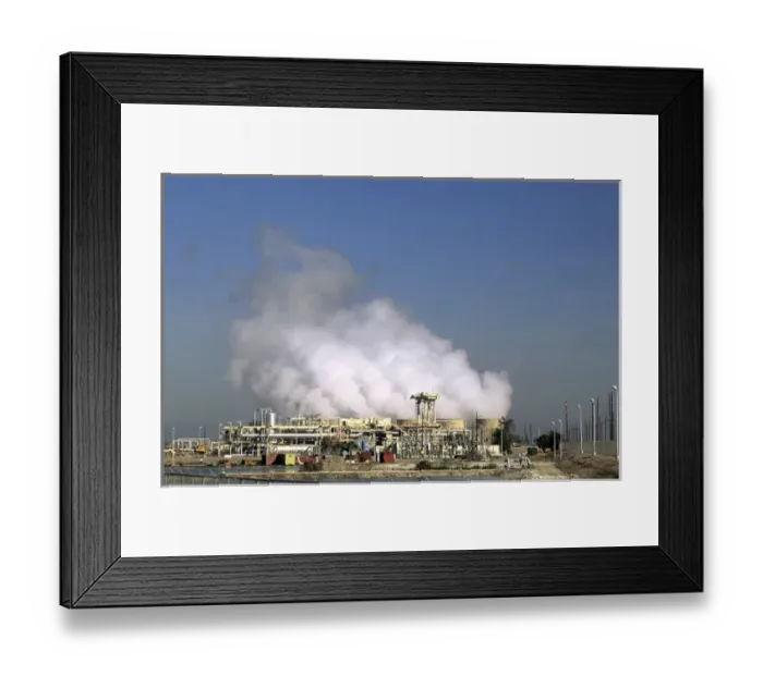 Framed Print : Geothermal power plant at Imperial Valley, California Framed Print : Geothermal power plant at Imperial Valley, California