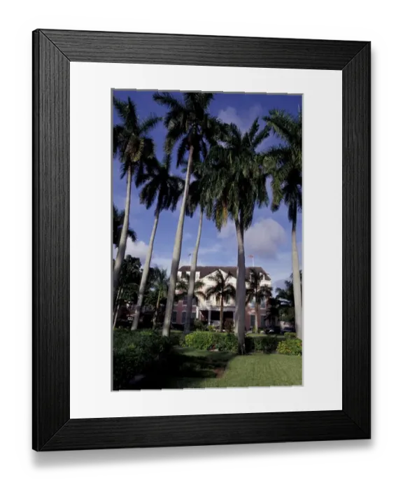 Framed Print : Caribbean, Bahamas, Nassau Supreme Court