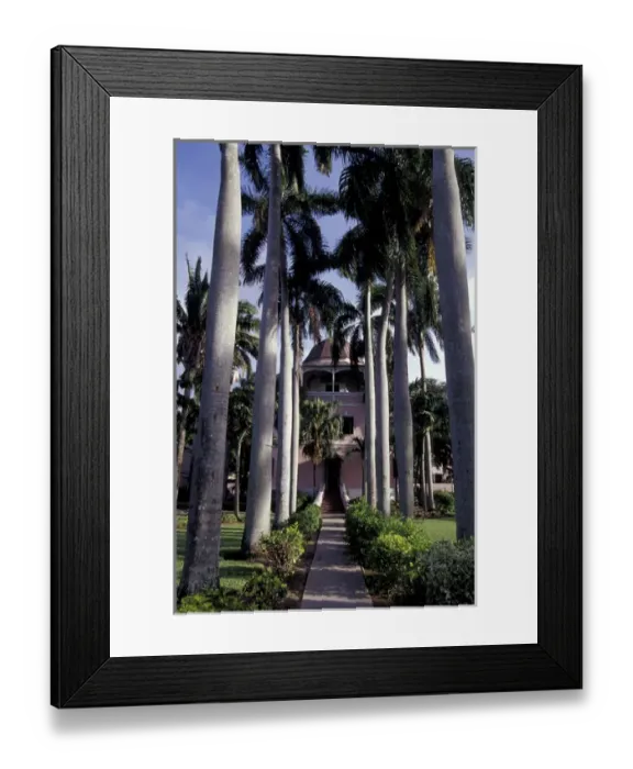 Framed Print : Caribbean, Bahamas, Nassau Library (former jail)