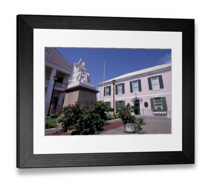 Framed Print : Bahamas, Nassau Parliament Square, Bay Street Framed Print : Bahamas, Nassau Parliament Square, Bay Street