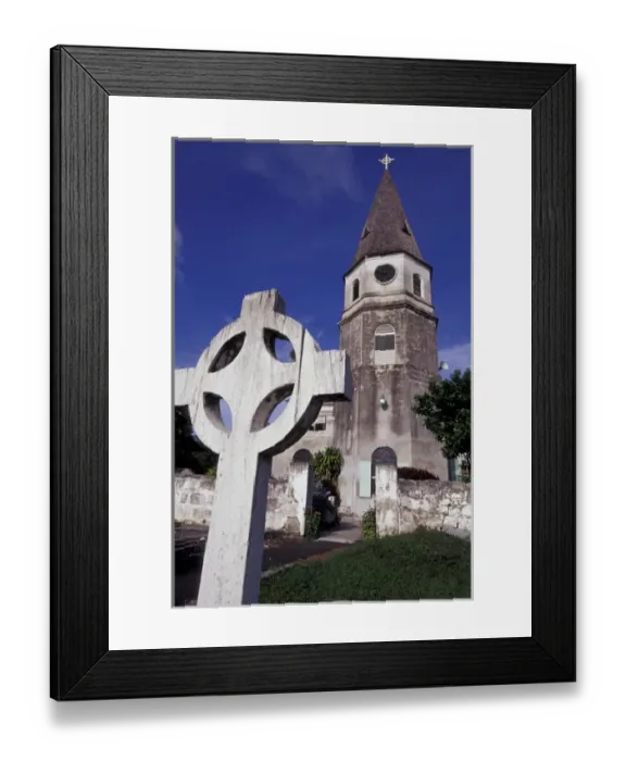 Framed Print : Caribbean, Bahamas, Nassau St. Matthews Anglican Church Framed Print : Caribbean, Bahamas, Nassau St. Matthews Anglican Church