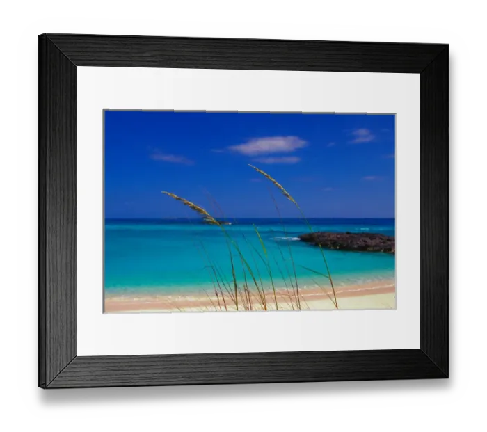 Framed Print : Pristine beach, Long Island, Bahamas Framed Print : Pristine beach, Long Island, Bahamas