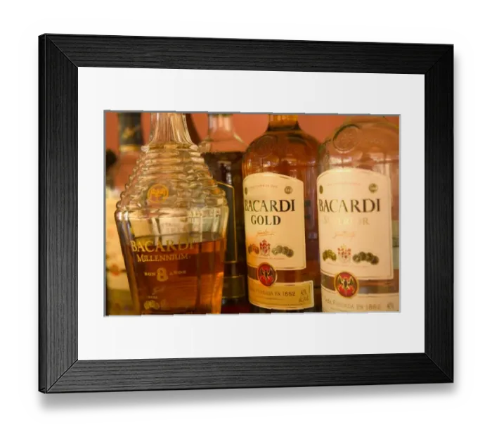 Framed Print : BAHAMAS-New Providence Island-Coral Harbour: Bacardi Rum Factory Framed Print : BAHAMAS-New Providence Island-Coral Harbour: Bacardi Rum Factory