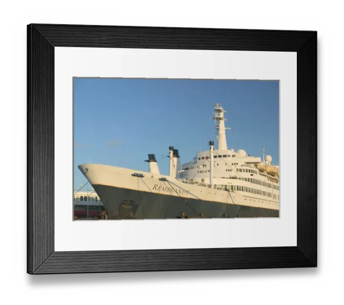 Framed Print : BAHAMAS-Grand Bahama Island-Freeport: Port of Freeport- Oceanliner Rembrandt Framed Print : BAHAMAS-Grand Bahama Island-Freeport: Port of Freeport- Oceanliner Rembrandt