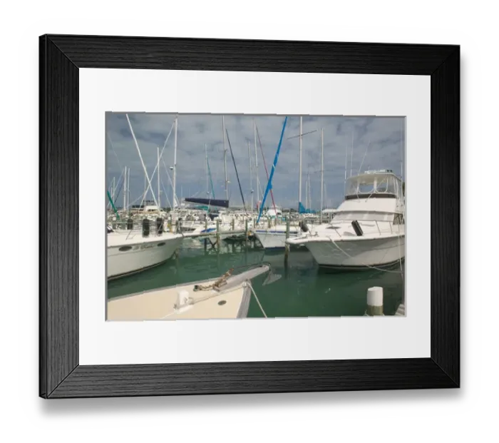 Framed Print : BAHAMAS- Abacos-Great Abaco Island-Marsh Harbour: Town Marina Framed Print : BAHAMAS- Abacos-Great Abaco Island-Marsh Harbour: Town Marina