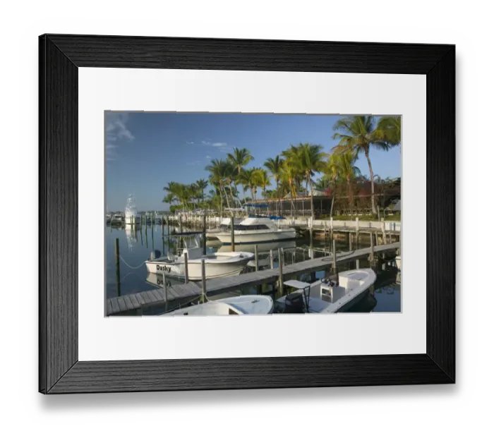 Framed Print : BAHAMAS- Abacos-Great Abaco Island-Treasure Cay: Town Marina-Brigantine Bay-Morning Framed Print : BAHAMAS- Abacos-Great Abaco Island-Treasure Cay: Town Marina-Brigantine Bay-Morning