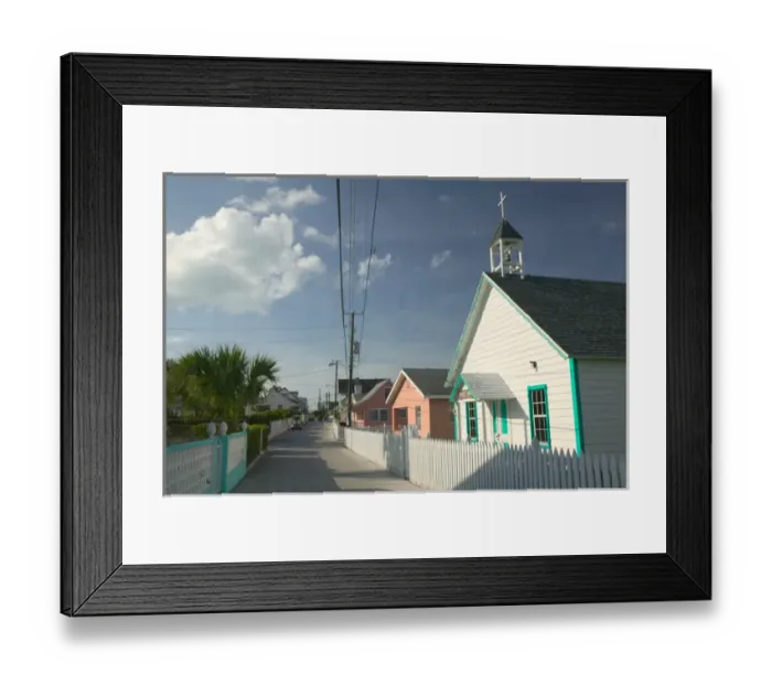 Framed Print : BAHAMAS- Abacos- Loyalist Cays -Green Turtle Cay-New Plymouth Framed Print : BAHAMAS- Abacos- Loyalist Cays -Green Turtle Cay-New Plymouth