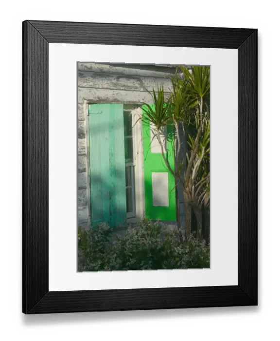 Framed Print : BAHAMAS- Abacos- Loyalist Cays -Elbow Cay-Hope Town: Beach House Detail Framed Print : BAHAMAS- Abacos- Loyalist Cays -Elbow Cay-Hope Town: Beach House Detail