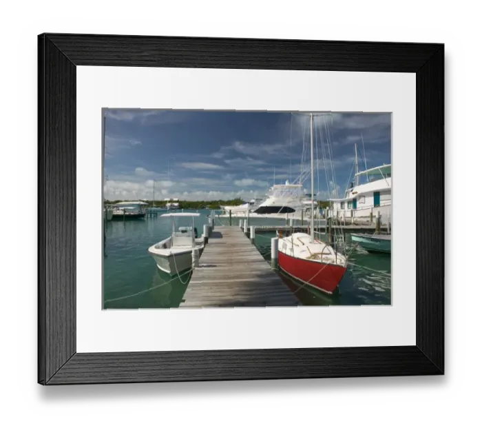 Framed Print : BAHAMAS- Abacos- Loyalist Cays -Man O War Cay: North Harbour-Boat Pier Framed Print : BAHAMAS- Abacos- Loyalist Cays -Man O War Cay: North Harbour-Boat Pier