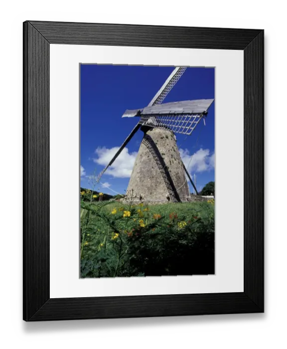 Framed Print : Caribbean, Barbados, St. Peter Parish Morgan Lewis Windmill Framed Print : Caribbean, Barbados, St. Peter Parish Morgan Lewis Windmill
