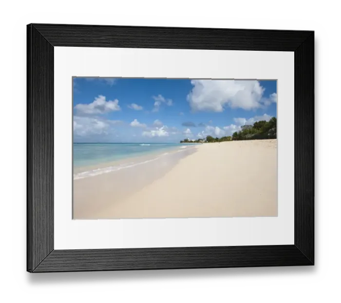 Framed Print : Brighton Beach Barbados, Caribbean Framed Print : Brighton Beach Barbados, Caribbean
