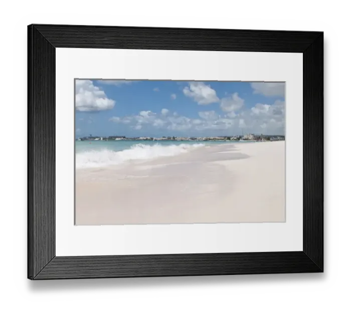 Framed Print : Beach at Barbados Yacht Club Barbados, Caribbean Framed Print : Beach at Barbados Yacht Club Barbados, Caribbean