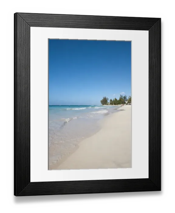 Framed Print : Rockley Beach Barbados, Caribbean Framed Print : Rockley Beach Barbados, Caribbean