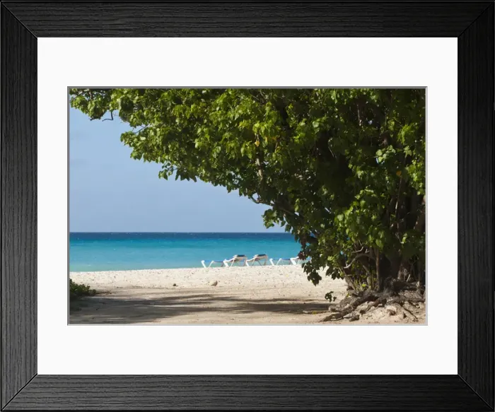 Framed Print : Rockley Beach Barbados, Caribbean