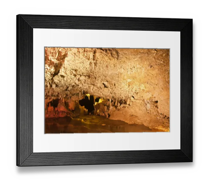 Framed Print : Harrisons Cave Barbados, Caribbean