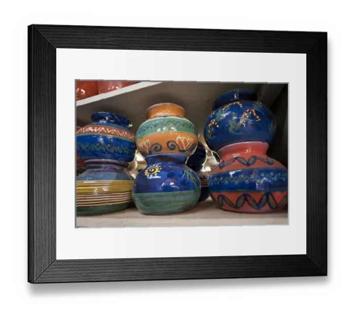 Framed Print : Earthworks pottery Barbados, Caribbean Framed Print : Earthworks pottery Barbados, Caribbean