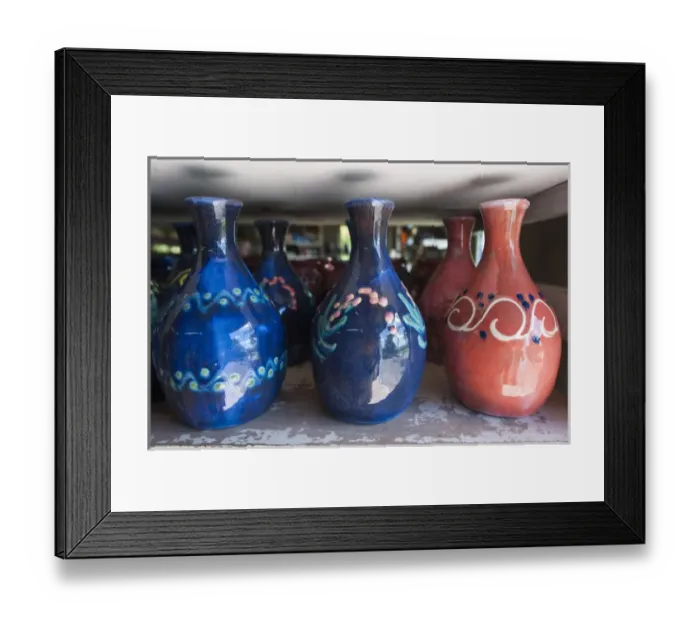Framed Print : Earthworks pottery Barbados, Caribbean Framed Print : Earthworks pottery Barbados, Caribbean