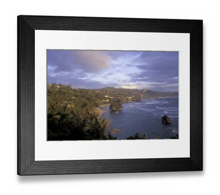Framed Print : Caribbean, Barbados View of Bathsheba