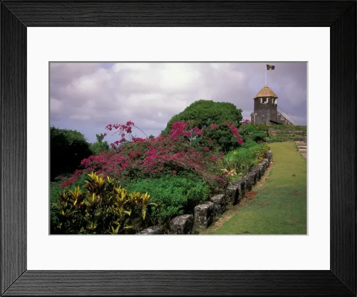 Framed Print : CARIBBEAN, Barbados Gun Hill Framed Print : CARIBBEAN, Barbados Gun Hill