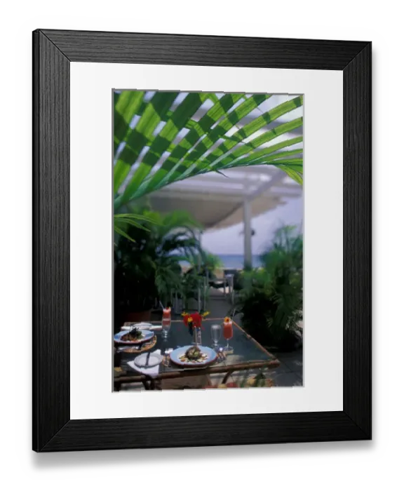 Framed Print : N. AMERICA, Caribbean, Barbados, St. Thomas Coral Reef Club, Signature Dishes Framed Print : N. AMERICA, Caribbean, Barbados, St. Thomas Coral Reef Club, Signature Dishes