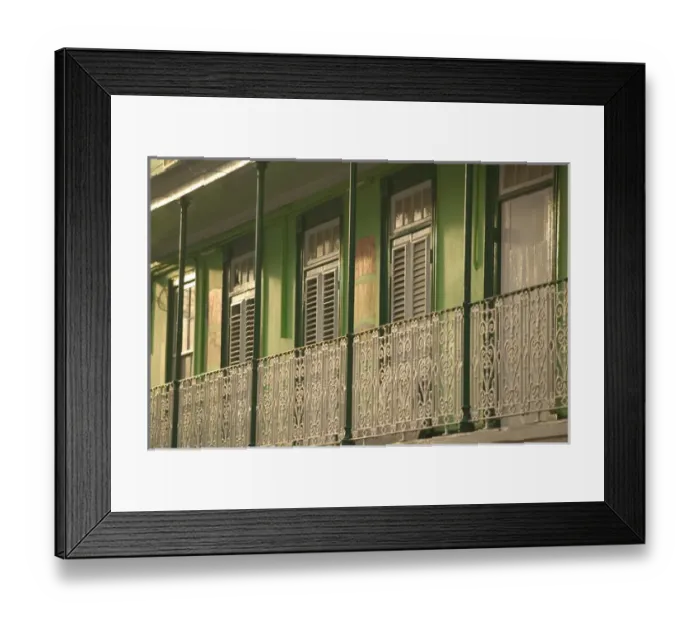 Framed Print : BARBADOS, Bridgetown, Ornamental Balcony, James Street Framed Print : BARBADOS, Bridgetown, Ornamental Balcony, James Street