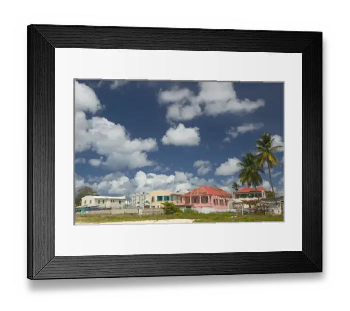 Framed Print : BARBADOS, Bridgetown, Beach Houses, Carlisle Bay Framed Print : BARBADOS, Bridgetown, Beach Houses, Carlisle Bay