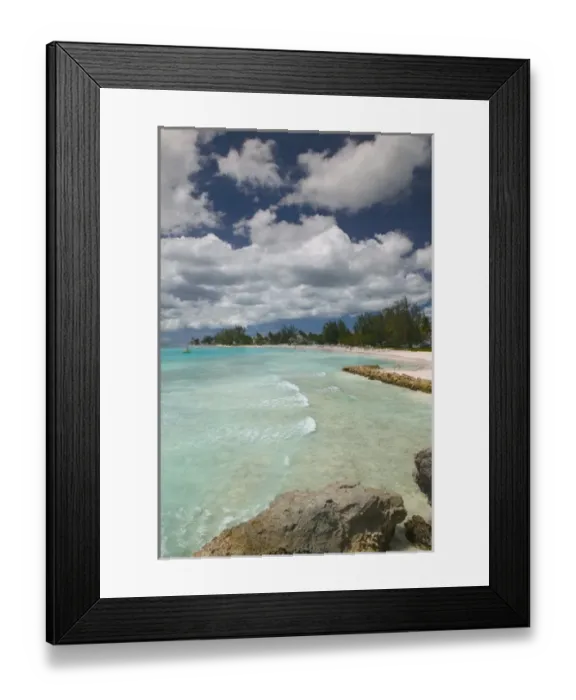 Framed Print : BARBADOS, Rockley, View of Rockley Beach Framed Print : BARBADOS, Rockley, View of Rockley Beach
