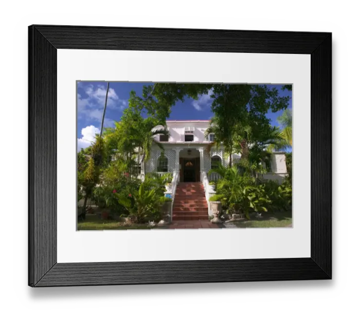 Framed Print : BARBADOS, East Coast-Sunbury, Sunbury Plantation House, Museum (b. 1670) Framed Print : BARBADOS, East Coast-Sunbury, Sunbury Plantation House, Museum (b. 1670)