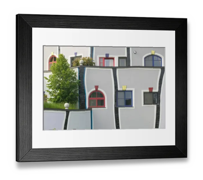 Framed Print : AUSTRIA-STYRIA (Stiermark)- BAD BLUMAU: Rogner-Bad Blumau Hotel (b. 1997) designed Framed Print : AUSTRIA-STYRIA (Stiermark)- BAD BLUMAU: Rogner-Bad Blumau Hotel (b. 1997) designed