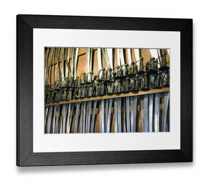 Framed Print : AUSTRIA-STYRIA (Stiermark)- GRAZ: Landeszeughaus Museum  /  Provincial Armory (b. 1642)