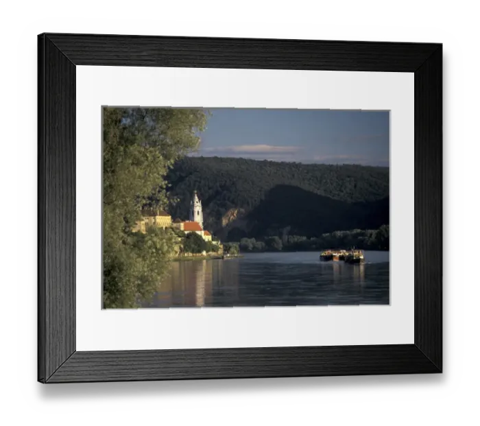 Framed Print : Europe, Austria, Durnstein. Richard the Lionheart Castle and Danube River Framed Print : Europe, Austria, Durnstein. Richard the Lionheart Castle and Danube River