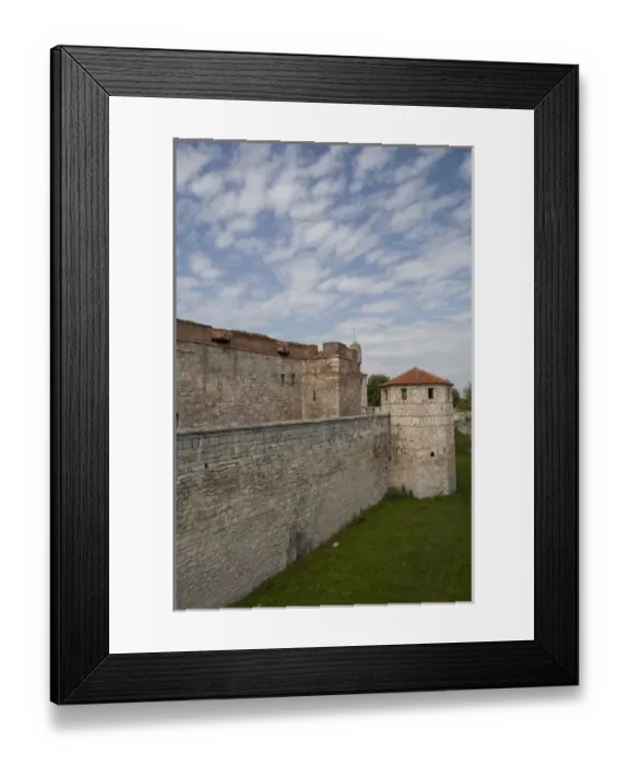 Framed Print : Bulgaria, Port city of Vidin along the Danube River. Baba Vida fort built between the 10th Framed Print : Bulgaria, Port city of Vidin along the Danube River. Baba Vida fort built between the 10th
