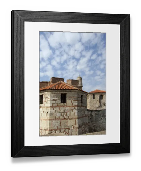 Framed Print : Bulgaria, Port city of Vidin along the Danube River. Baba Vida fort built between the 10th Framed Print : Bulgaria, Port city of Vidin along the Danube River. Baba Vida fort built between the 10th