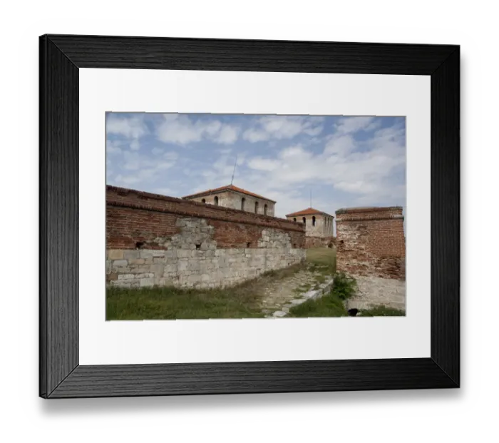 Framed Print : Bulgaria, Port city of Vidin along the Danube River. Baba Vida fort built between the 10th Framed Print : Bulgaria, Port city of Vidin along the Danube River. Baba Vida fort built between the 10th