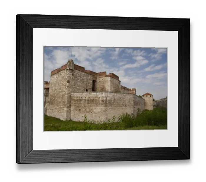 Framed Print : Bulgaria, Port city of Vidin along the Danube River. Baba Vida fort built between the 10th Framed Print : Bulgaria, Port city of Vidin along the Danube River. Baba Vida fort built between the 10th