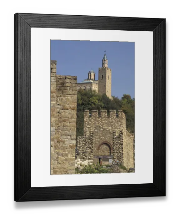 Framed Print : Europe, Bulgaria, Veliko Tarnovo Zarevez Fortress For editorial use only