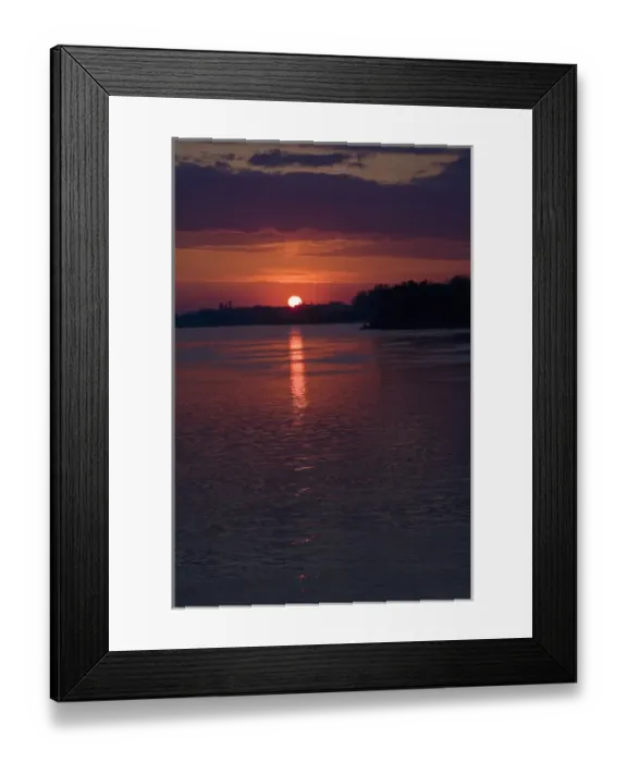 Framed Print : A sunrise from the port of Vidin Bulgaria Framed Print : A sunrise from the port of Vidin Bulgaria