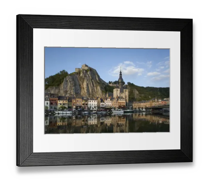 Framed Print : River Meuse, Dinant, Namur, Wallonia, Belgium Framed Print : River Meuse, Dinant, Namur, Wallonia, Belgium