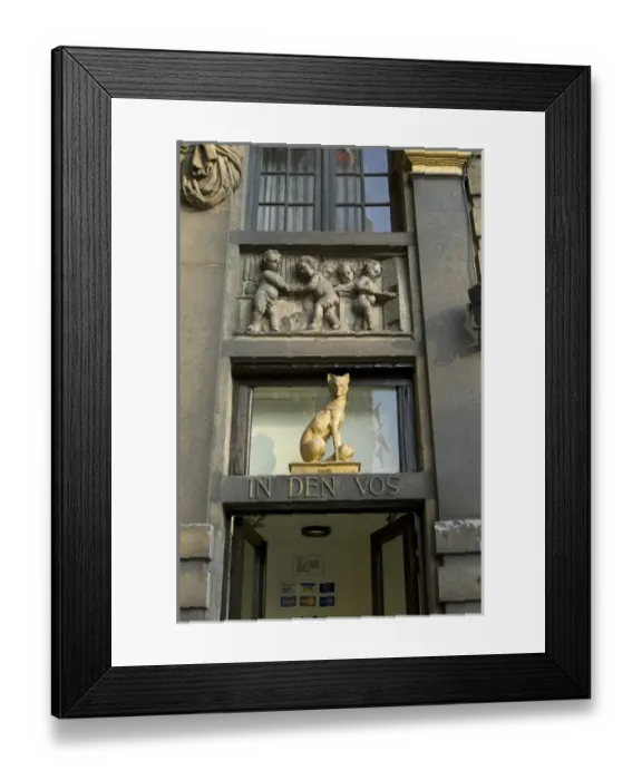 Framed Print : Europe, Belgium, Brussels-Capital Region, Brussels, The Grand Place, Guild houses